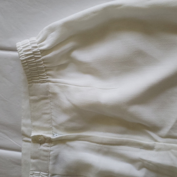 Norton McNaughton USA New Linen Look Straight Pencil SKIRT Back Slit Women's 10 - Picture 4 of 12